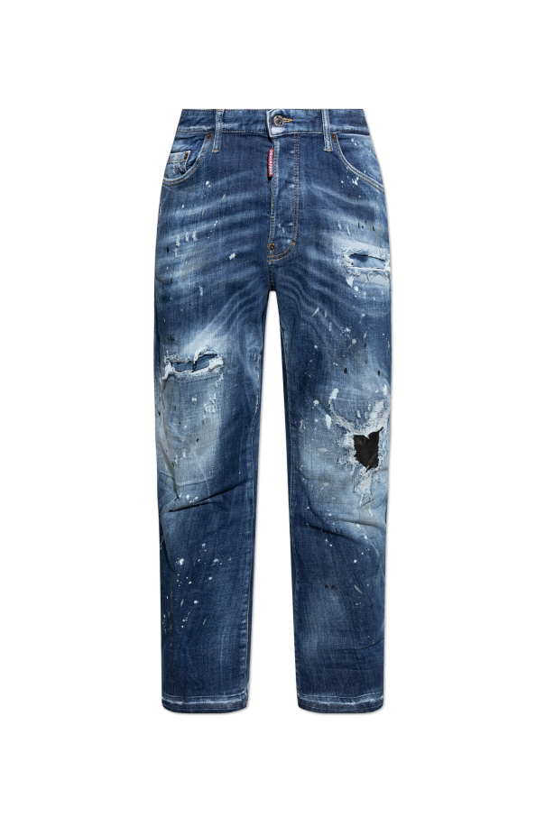 ディースクエアード 22SS コットン×ポリウレタン デニムパンツ
